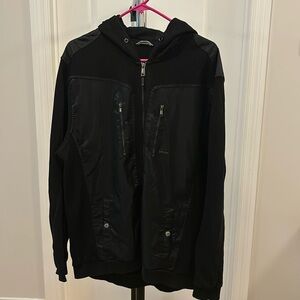 Calvin Klein hooded nylon jacket
